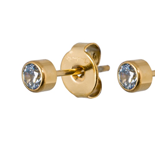 Пусеты Fiore Luna Cubic zirconia Ske Blue, SWE0128 SB G фото 3